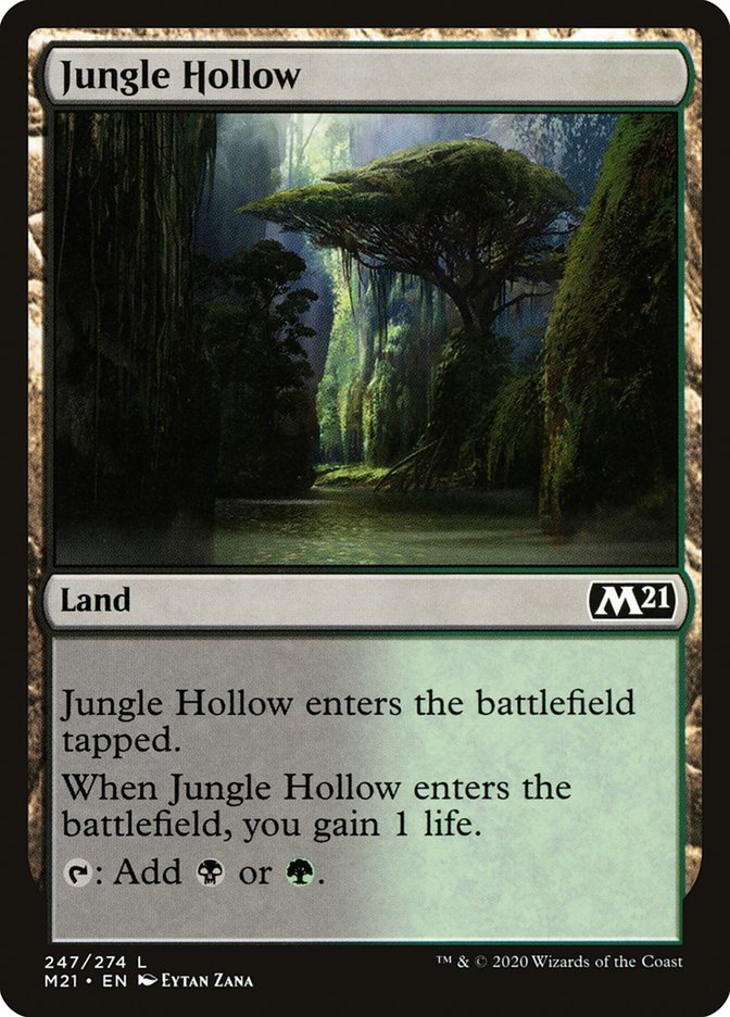 Jungle Hollow [Core Set 2021] [Foil]