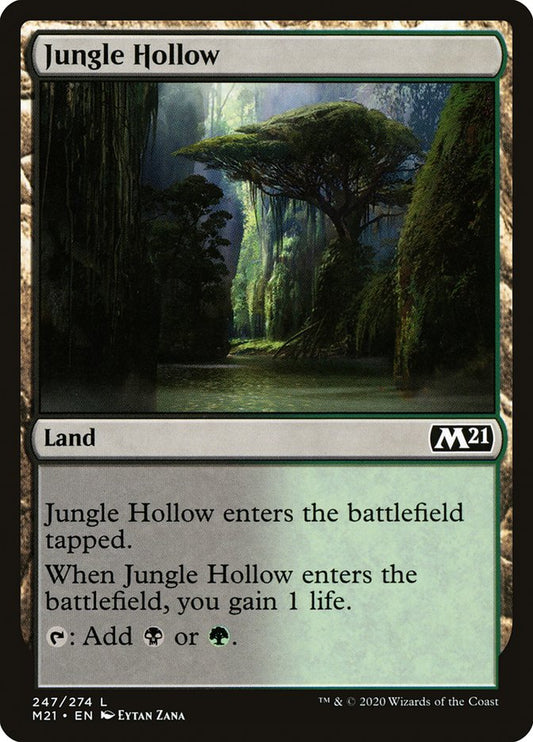 Jungle Hollow [Core Set 2021] [Foil]