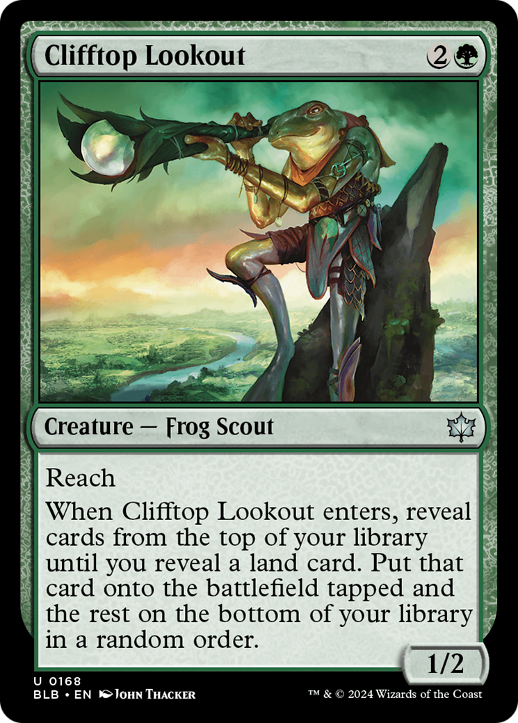 Clifftop Lookout [Bloomburrow] [Foil]