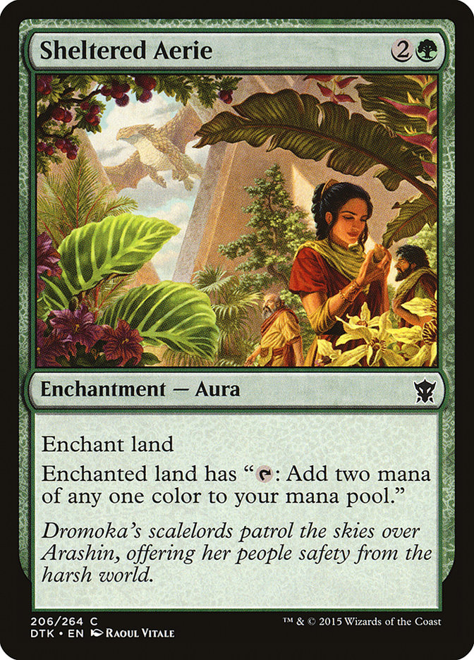 Sheltered Aerie [Dragons of Tarkir] [Foil]