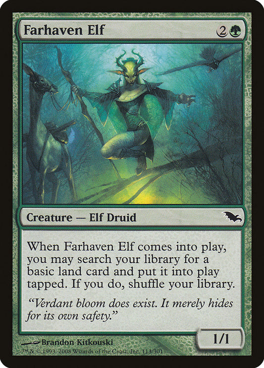 Farhaven Elf [Shadowmoor] [Foil]