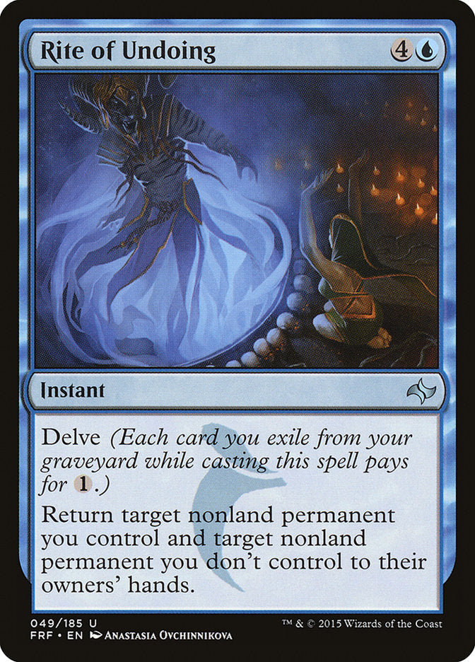 Rite of Undoing [Fate Reforged] [Foil]