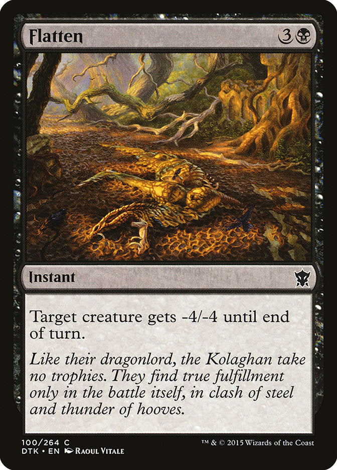 Flatten [Dragons of Tarkir] [Foil]