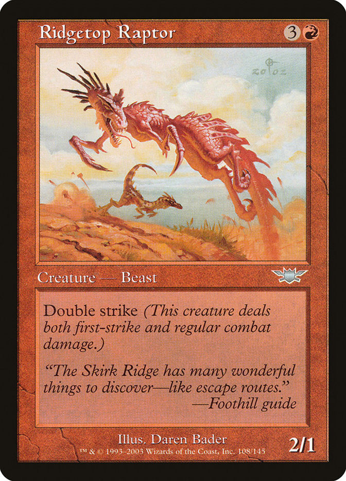 Ridgetop Raptor [Legions] [Foil]