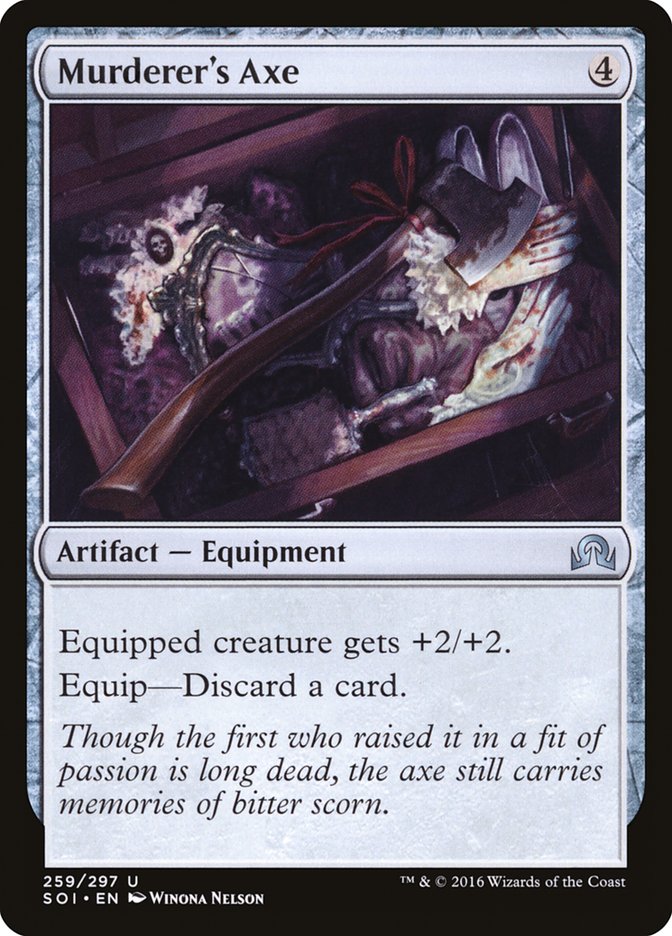 Murderer's Axe [Shadows over Innistrad] [Foil]