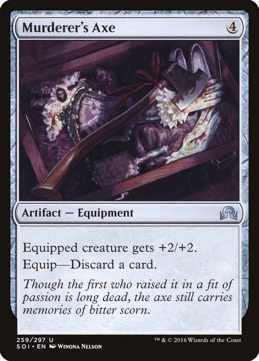 Murderer's Axe [Shadows over Innistrad] [Foil]