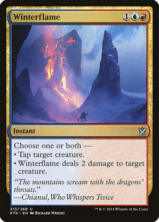 Winterflame [Khans of Tarkir] [Foil]