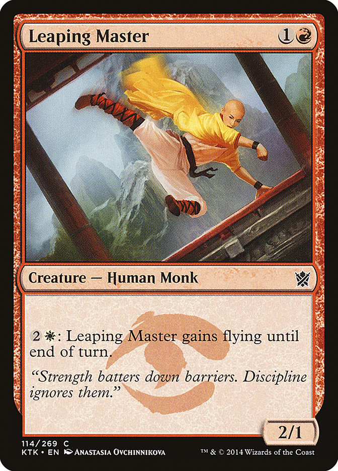 Leaping Master [Khans of Tarkir] [Foil]