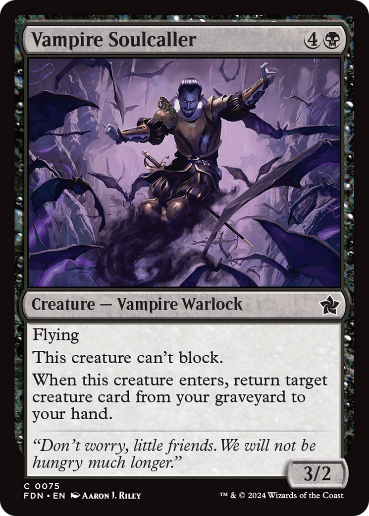 Vampire Soulcaller [Foundations] [Foil]