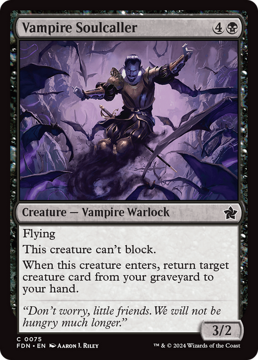 Vampire Soulcaller [Foundations] [Foil]