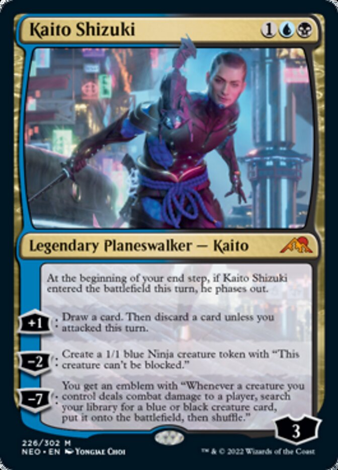 Kaito Shizuki [Kamigawa: Neon Dynasty] [Foil]