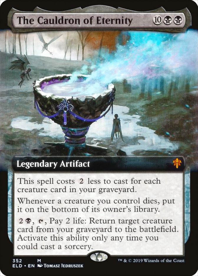 The Cauldron of Eternity (Extended Art) [Throne of Eldraine] [Foil]
