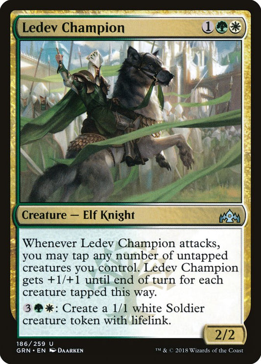 Ledev Champion [Guilds of Ravnica] [Foil]