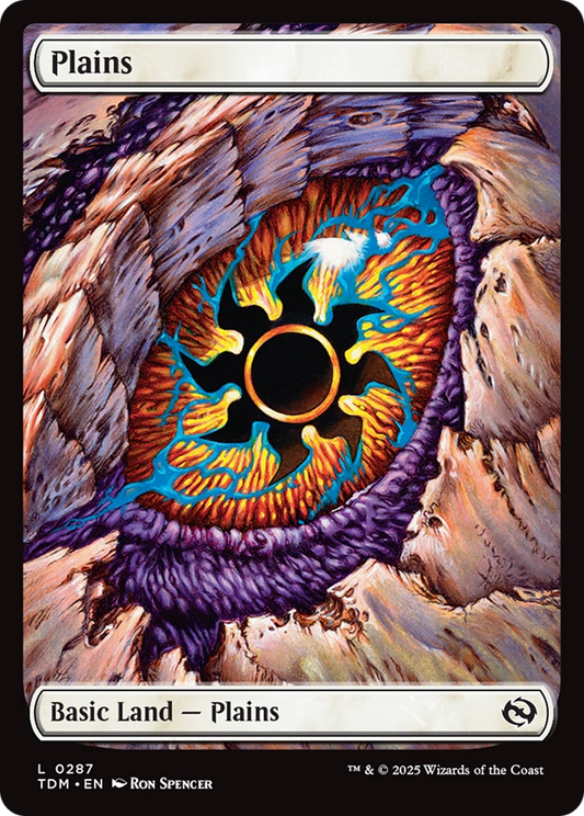 Plains (0287) [Tarkir: Dragonstorm] [Foil]