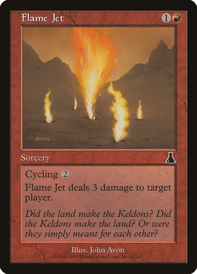 Flame Jet [Urza's Destiny] [Foil]