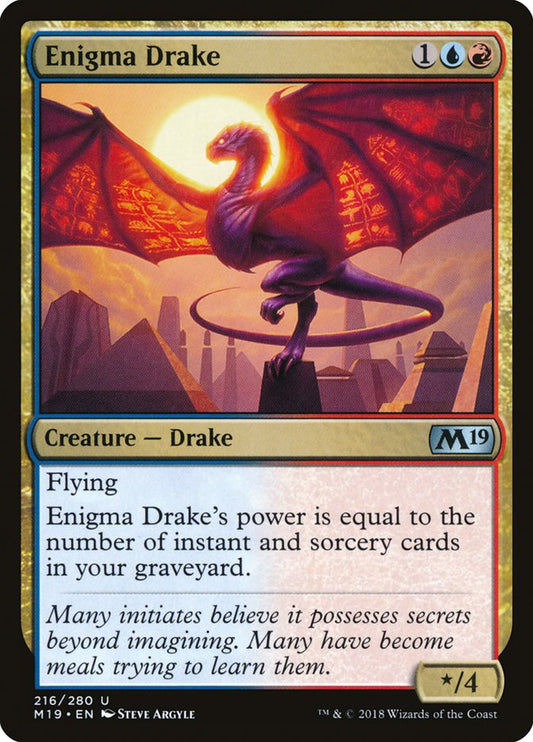 Enigma Drake [Core Set 2019] [Foil]