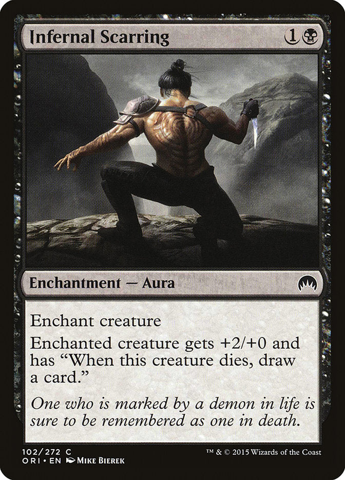 Infernal Scarring [Magic Origins] [Foil]