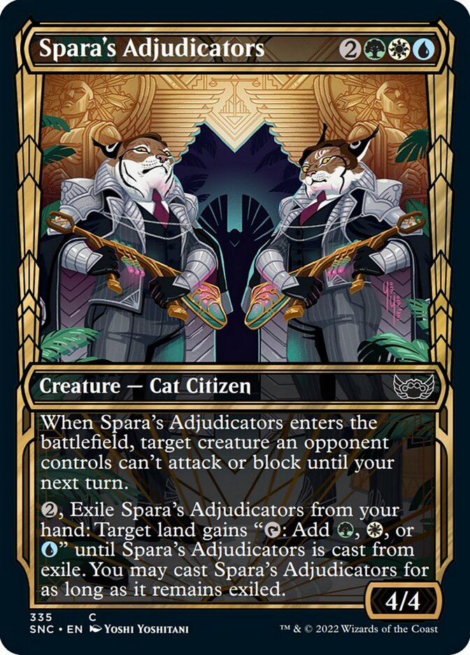 Spara's Adjudicators (Showcase Golden Age) [Streets of New Capenna] [Foil]