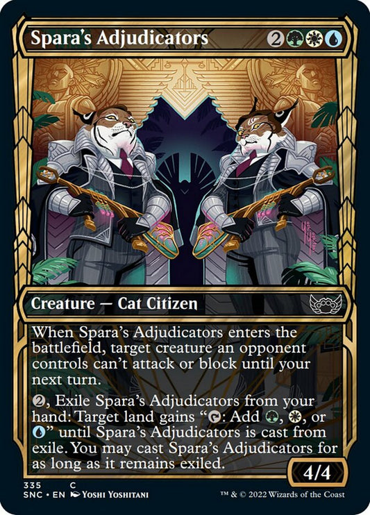 Spara's Adjudicators (Showcase Golden Age) [Streets of New Capenna] [Foil]