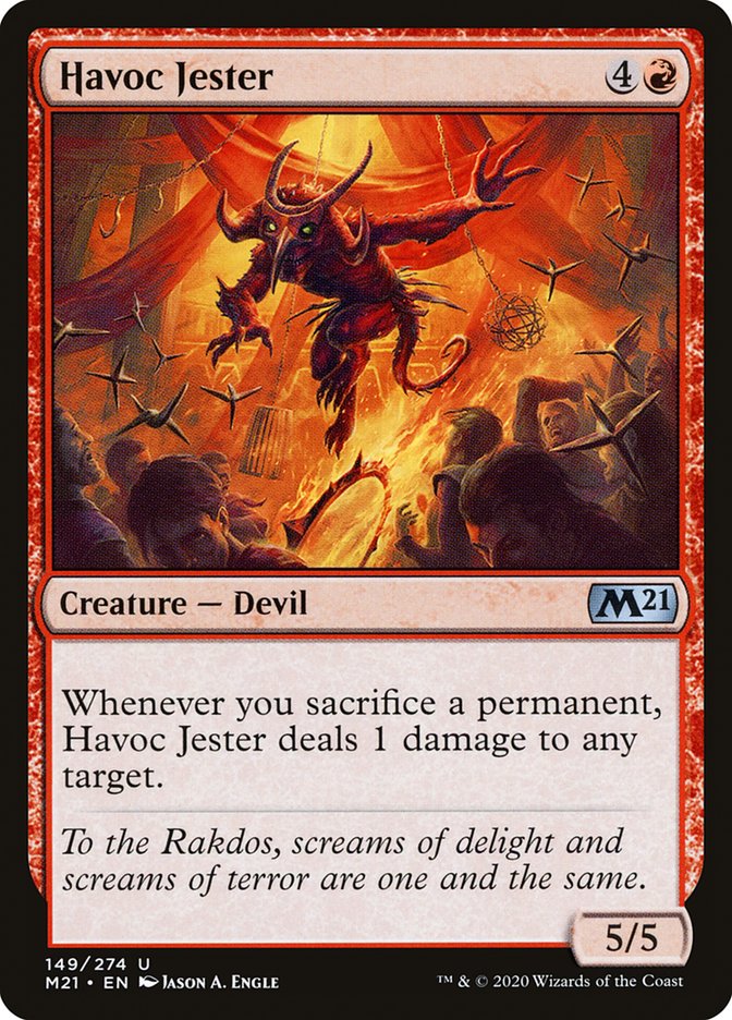 Havoc Jester [Core Set 2021] [Foil]