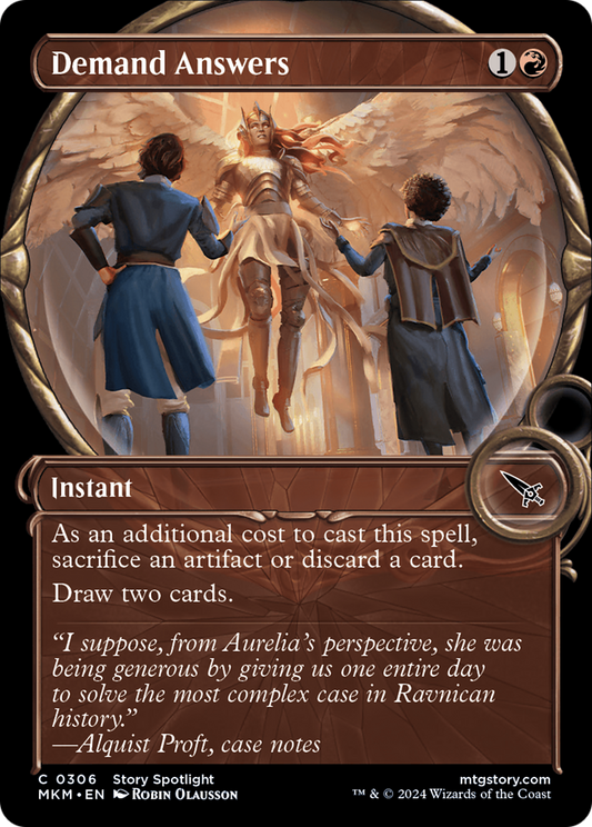 Demand Answers (Showcase) [Murders at Karlov Manor] [Foil]