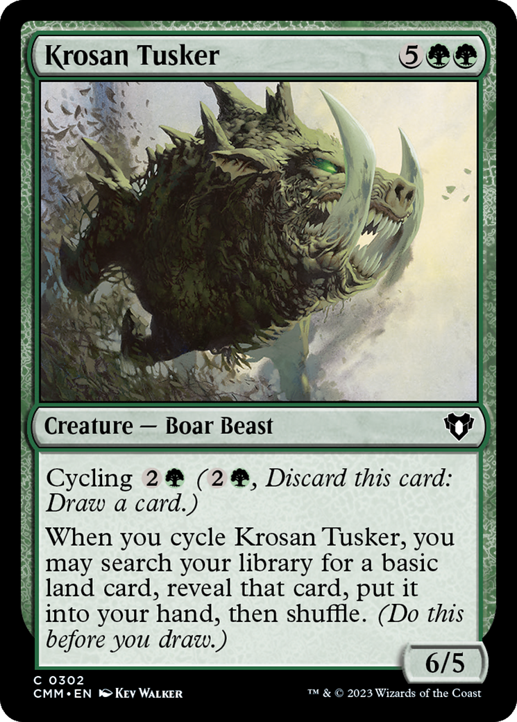 Krosan Tusker [Commander Masters] [Foil]