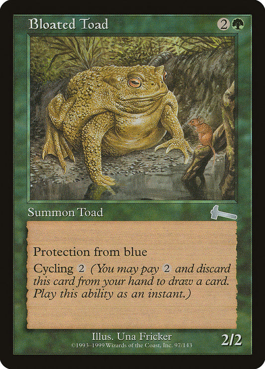Bloated Toad [Urza's Legacy] [Foil]