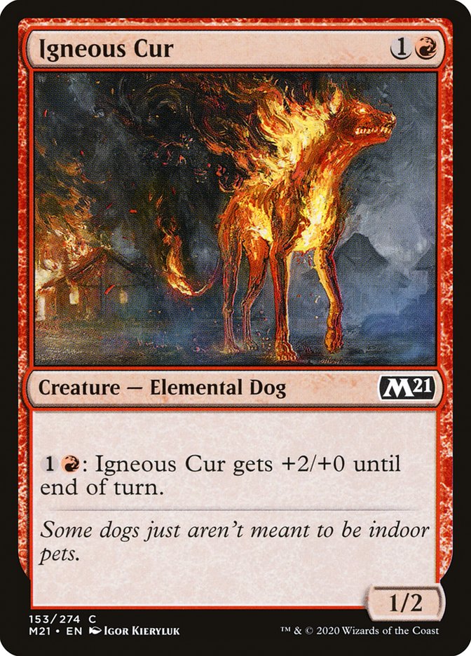 Igneous Cur [Core Set 2021] [Foil]
