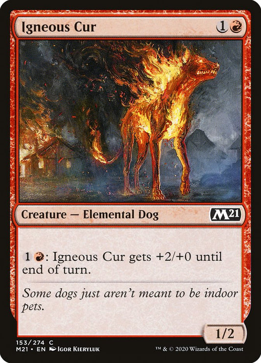 Igneous Cur [Core Set 2021] [Foil]