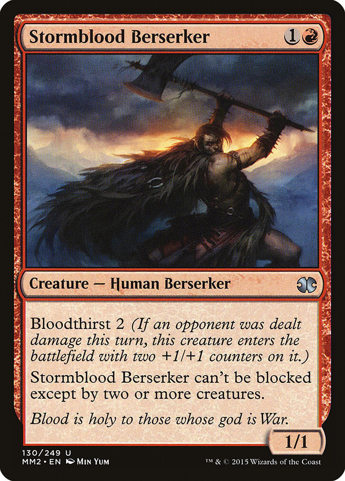 Stormblood Berserker [Modern Masters 2015] [Foil]