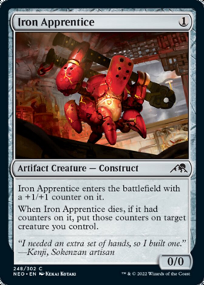 Iron Apprentice [Kamigawa: Neon Dynasty] [Foil]