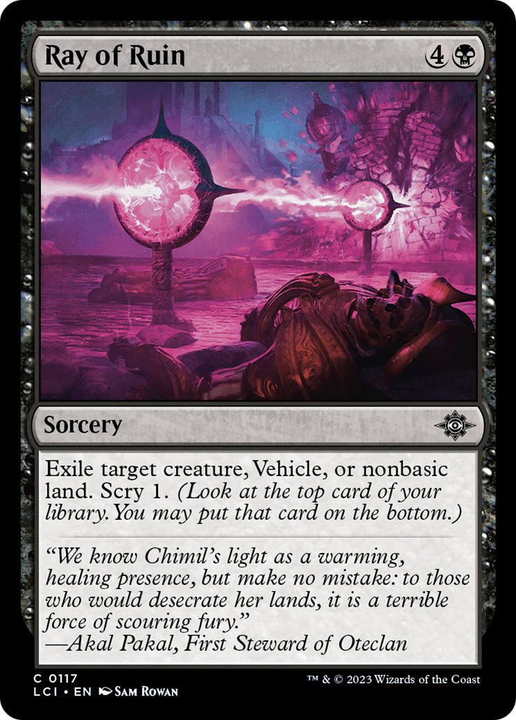 Ray of Ruin [The Lost Caverns of Ixalan] [Foil]