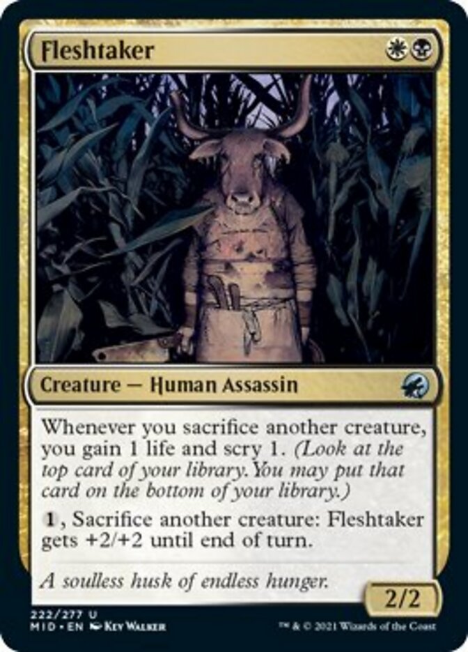 Fleshtaker [Innistrad: Midnight Hunt] [Foil]