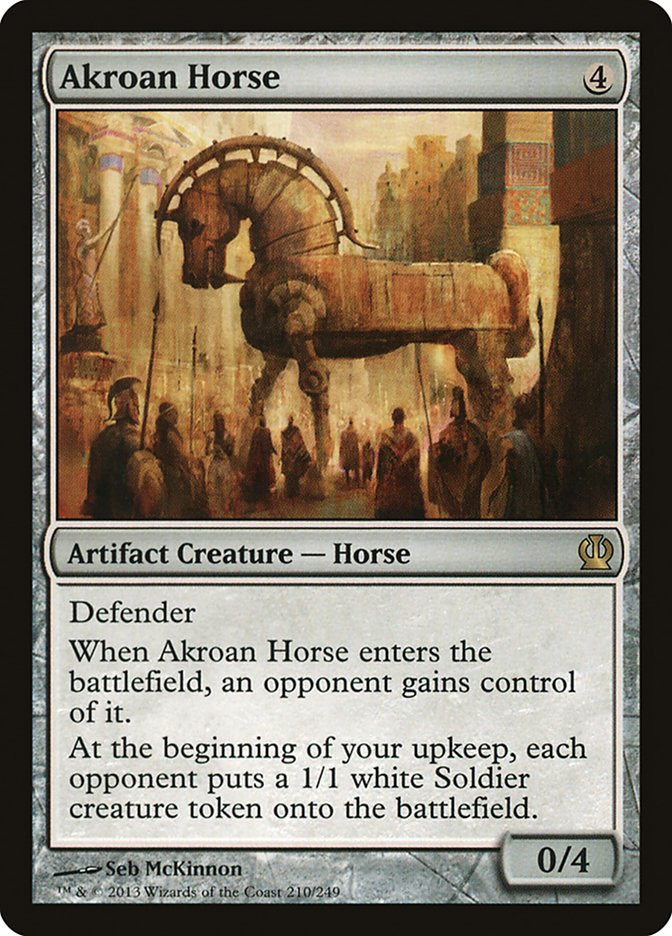 Akroan Horse [Theros] [Foil]