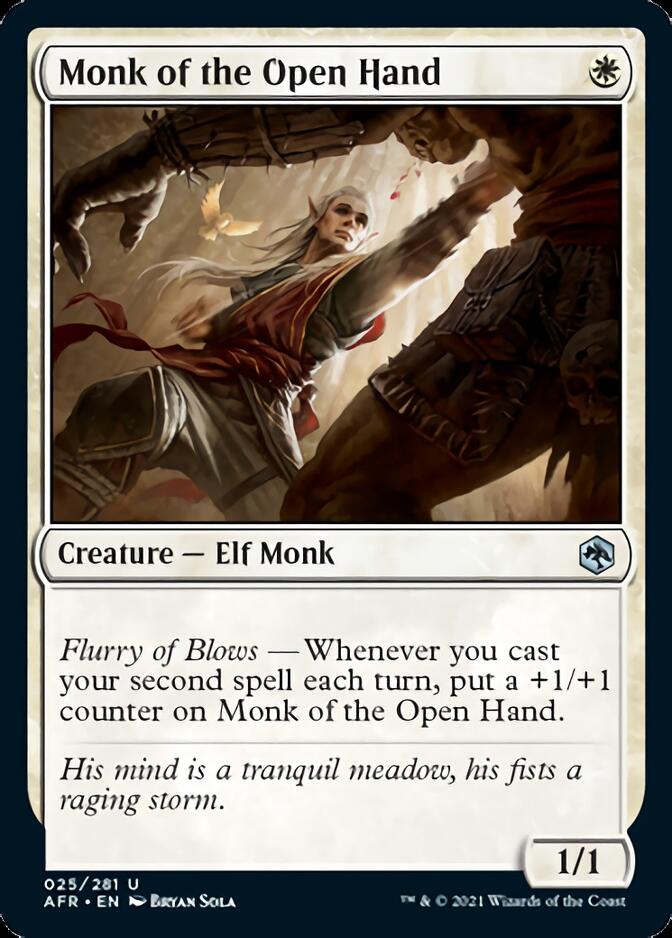 Monk of the Open Hand [Dungeons & Dragons: Adventures in the Forgotten Realms] [Foil]
