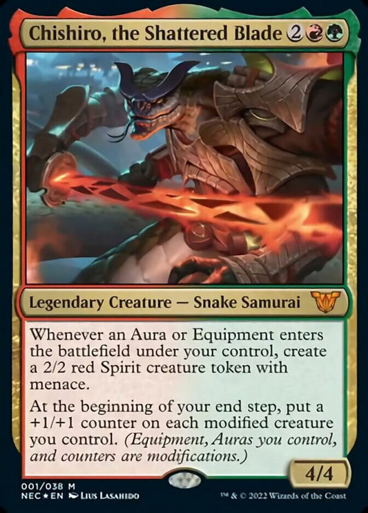 Chishiro, the Shattered Blade [Kamigawa: Neon Dynasty Commander] [Foil]