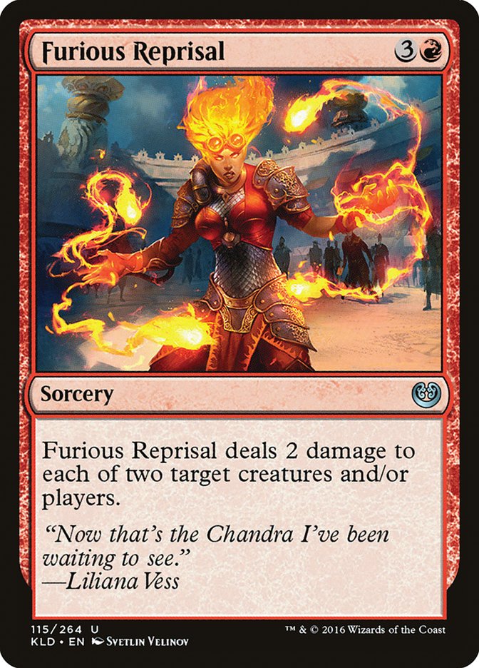 Furious Reprisal [Kaladesh] [Foil]