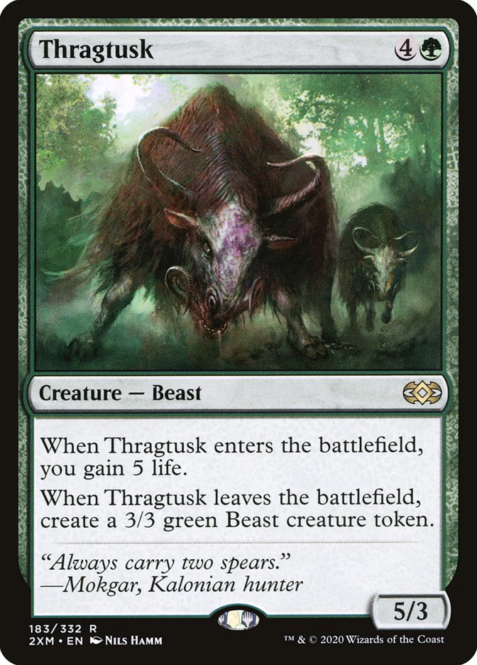 Thragtusk [Double Masters] [Foil]