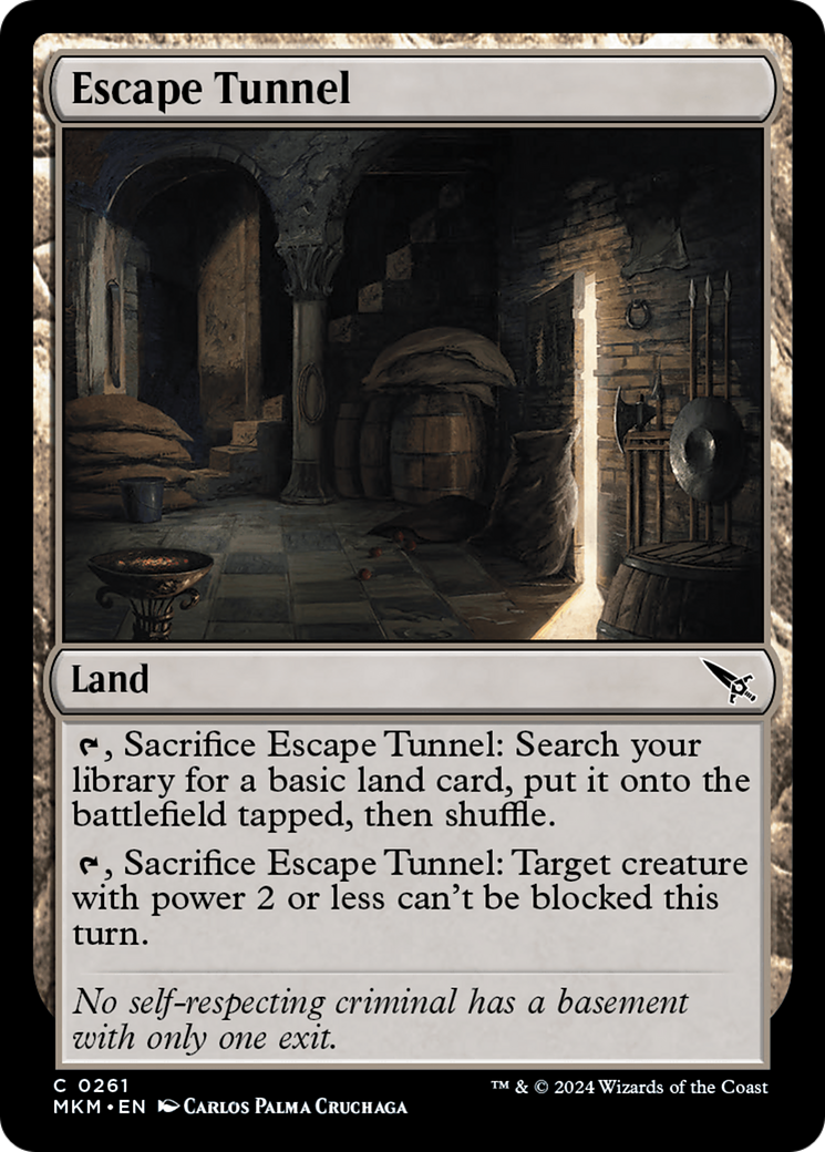 Escape Tunnel [Murders at Karlov Manor] [Foil]