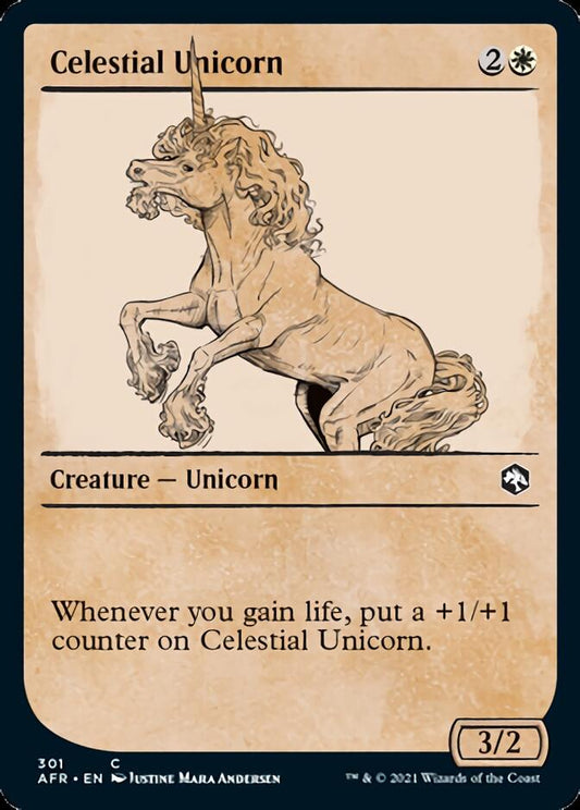 Celestial Unicorn (Showcase) [Dungeons & Dragons: Adventures in the Forgotten Realms] [Foil]