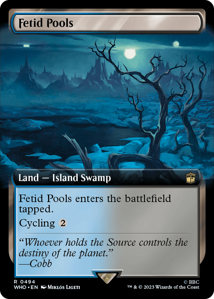Fetid Pools (Extended Art) [Doctor Who] [Foil]