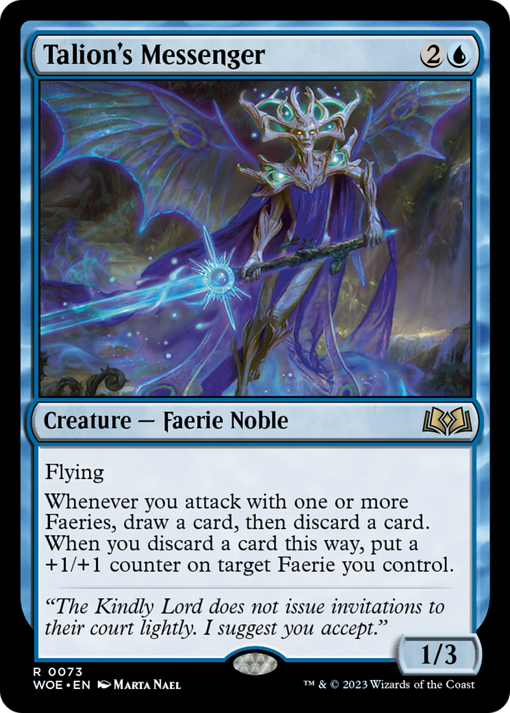 Talion's Messenger [Wilds of Eldraine] [Foil]