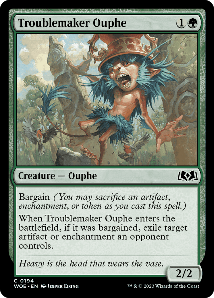 Troublemaker Ouphe [Wilds of Eldraine] [Foil]