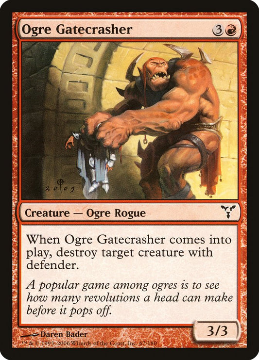 Ogre Gatecrasher [Dissension] [Foil]
