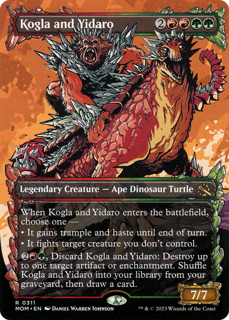 Kogla and Yidaro (Showcase Planar Booster Fun) [March of the Machine] [Foil]