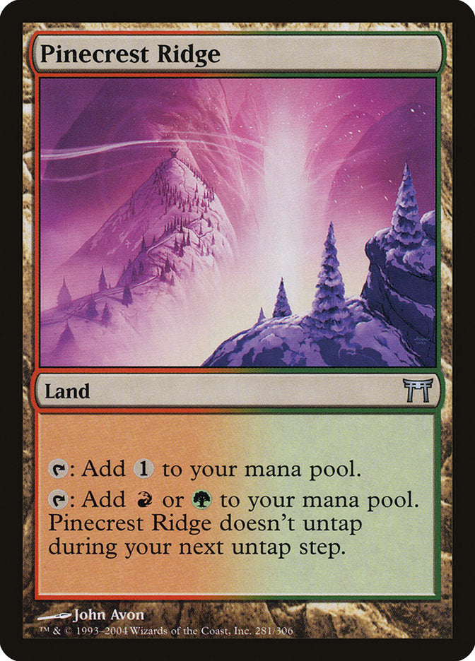 Pinecrest Ridge [Champions of Kamigawa] [Foil]