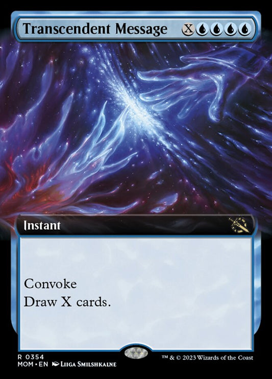 Transcendent Message (Extended Art) [March of the Machine] [Foil]