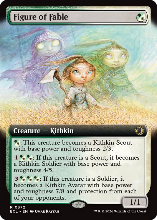 Figure of Fable (Extended Art) [Lorwyn Eclipsed] [Foil]