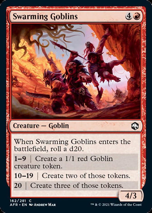Swarming Goblins [Dungeons & Dragons: Adventures in the Forgotten Realms] [Foil]