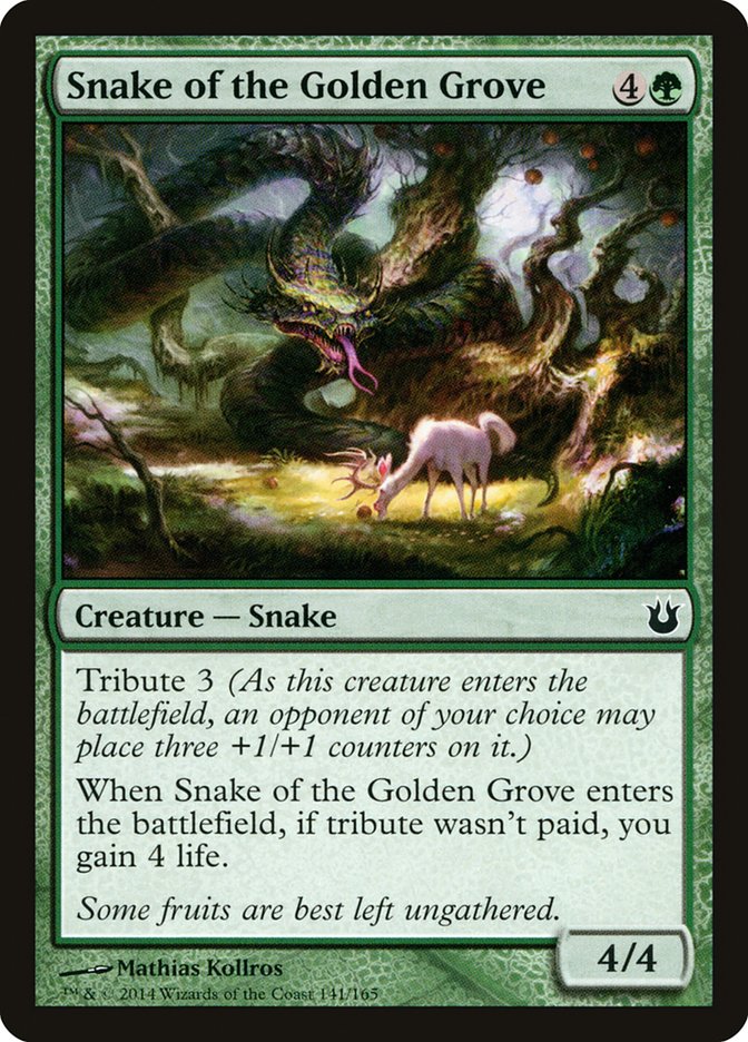 Snake of the Golden Grove [Born of the Gods] [Foil]